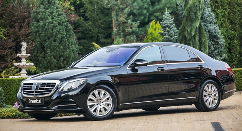 Berlina Mercedes-Benz Clase S, vista exterior